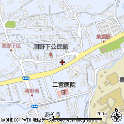 福岡県飯塚市潤野994周辺の地図