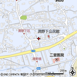 福岡県飯塚市潤野1011-1周辺の地図