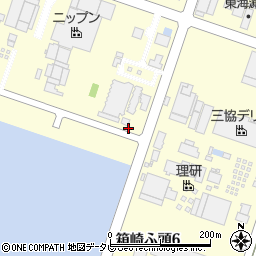 福岡県福岡市東区箱崎ふ頭周辺の地図