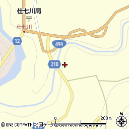 愛媛県上浮穴郡久万高原町東川6548周辺の地図