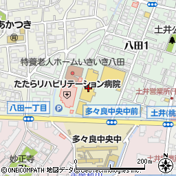 ファッションセンターしまむら八田店周辺の地図