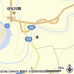 愛媛県上浮穴郡久万高原町東川6542周辺の地図