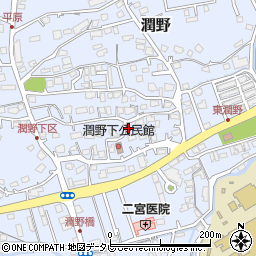 福岡県飯塚市潤野1080-1周辺の地図