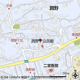 福岡県飯塚市潤野1074周辺の地図