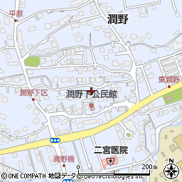 福岡県飯塚市潤野1078周辺の地図