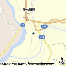 愛媛県上浮穴郡久万高原町東川8周辺の地図