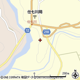 愛媛県上浮穴郡久万高原町東川8周辺の地図