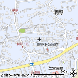 福岡県飯塚市潤野1070-1周辺の地図