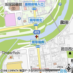 飯塚橋周辺の地図