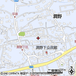 福岡県飯塚市潤野1070-2周辺の地図
