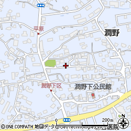 福岡県飯塚市潤野1114-1周辺の地図