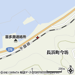 愛媛県大洲市長浜町今坊468周辺の地図