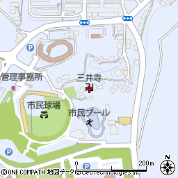 三井寺周辺の地図