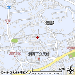 福岡県飯塚市潤野1094-1周辺の地図