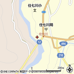 愛媛県上浮穴郡久万高原町東川78周辺の地図