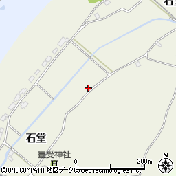 福岡県築上町（築上郡）石堂周辺の地図