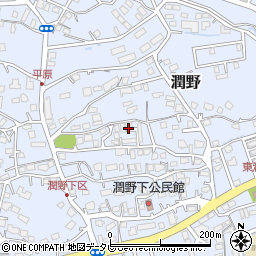 福岡県飯塚市潤野1112-5周辺の地図