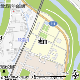 福岡県飯塚市菰田655周辺の地図