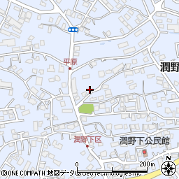 福岡県飯塚市潤野1119-1周辺の地図