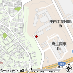 筑豊通運株式会社　本社周辺の地図