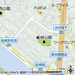 松崎会館周辺の地図