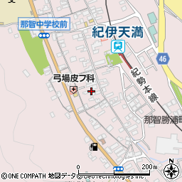 和歌山県東牟婁郡那智勝浦町天満周辺の地図