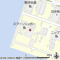 ＤＭ三井製糖株式会社　福岡工場周辺の地図