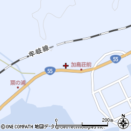 徳島県海部郡海陽町浅川鍛冶屋41周辺の地図