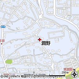 福岡県飯塚市潤野972-4周辺の地図