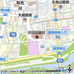 イイヅカコミュニティーセンター周辺の地図
