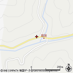 高知県高知市土佐山菖蒲1518周辺の地図