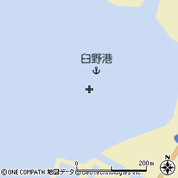 臼野港周辺の地図