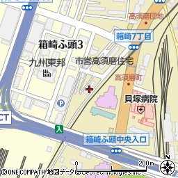 福岡市営高須磨住宅周辺の地図