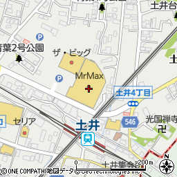 ＭｒＭａｘ土井店周辺の地図