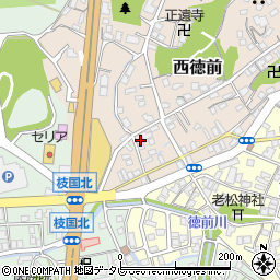 福岡県飯塚市西徳前11-23周辺の地図