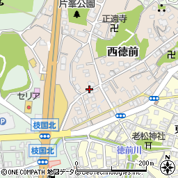 福岡県飯塚市西徳前13-12周辺の地図