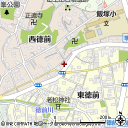 福岡県飯塚市西徳前8周辺の地図