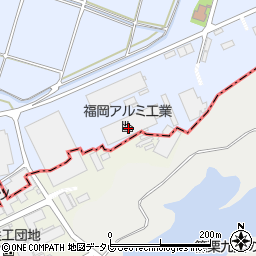 福岡アルミ工業周辺の地図