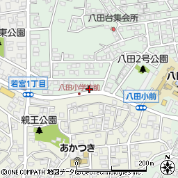 クローバーマンション若宮２周辺の地図