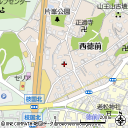 福岡県飯塚市西徳前13-9周辺の地図