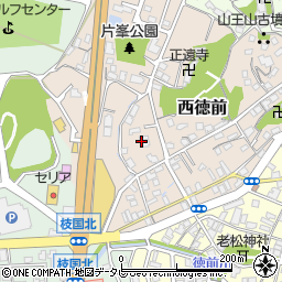 福岡県飯塚市西徳前13-8周辺の地図