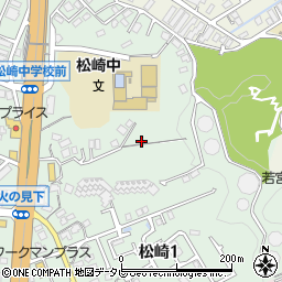松崎神社周辺の地図
