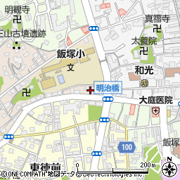 福岡県飯塚市西徳前3-33周辺の地図
