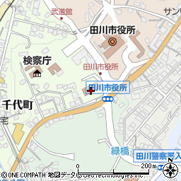 田川簡易裁判所周辺の地図