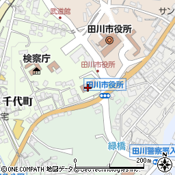 田川簡易裁判所周辺の地図