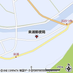 来浦郵便局 ＡＴＭ周辺の地図