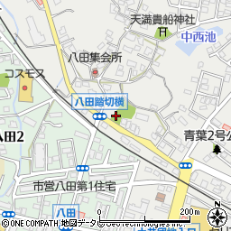 青葉岩田公園トイレ周辺の地図