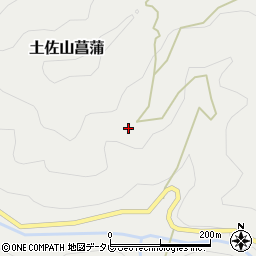 高知県高知市土佐山菖蒲530周辺の地図