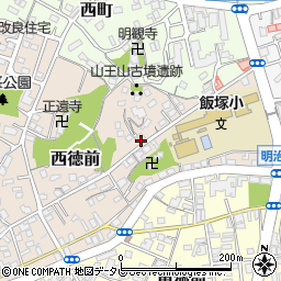 福岡県飯塚市西徳前5-13周辺の地図