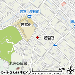 福岡プラント工事周辺の地図